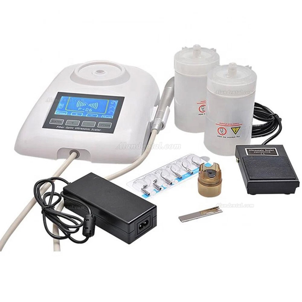 Dental LED Fiber Optic Piezo Ultrasonic Scaler YS-CS-A(V) EMS + 2 Water Bottle